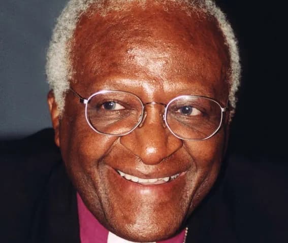 Portrait of Desmond Tutu in Washington, DC, in 1999