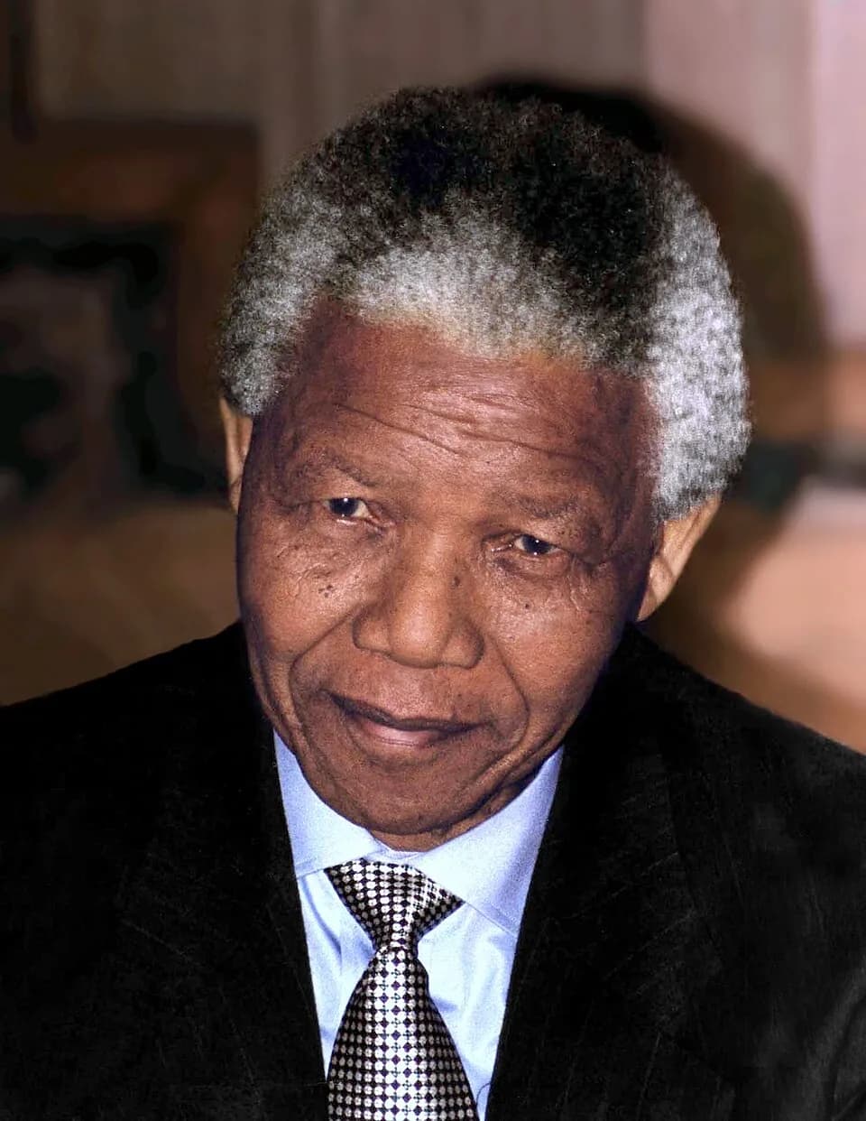 Nelson Mandela in Washington, DC, in 1994