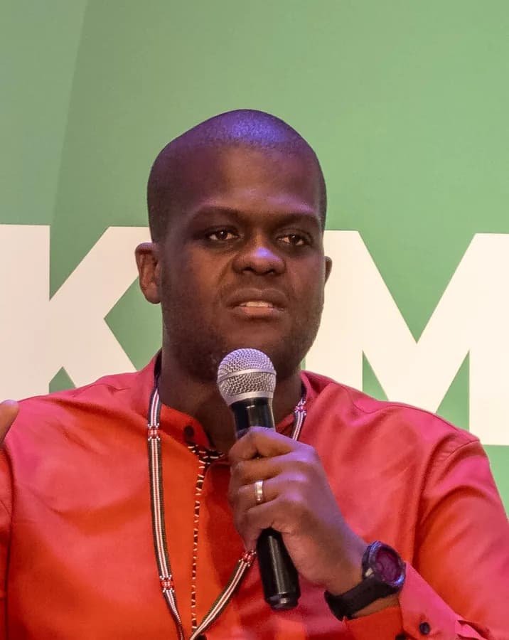 Portrait of Vukosi Marivate at Wikimania 2025.