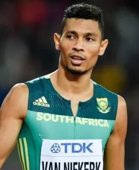 Wayde van Niekerk at the 2017 World Athletics Championships
