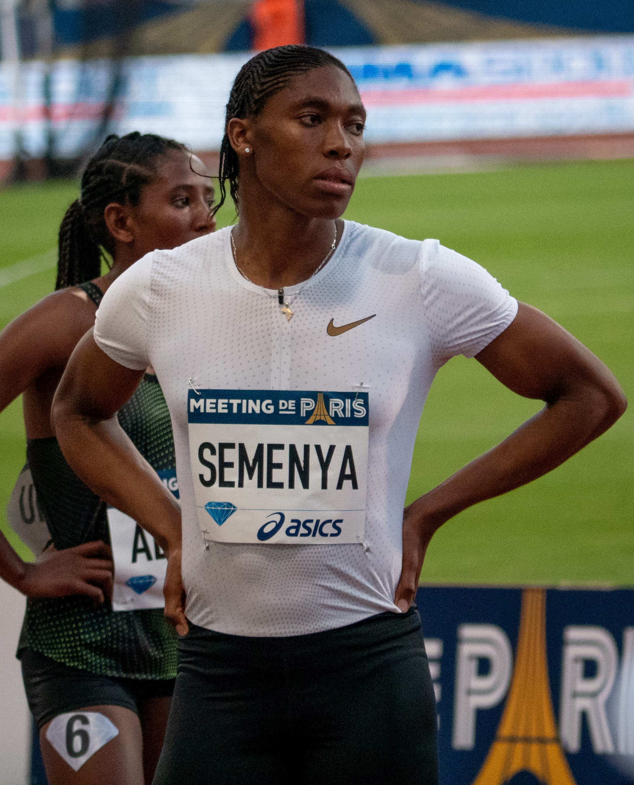 Caster Semenya at an athletics event